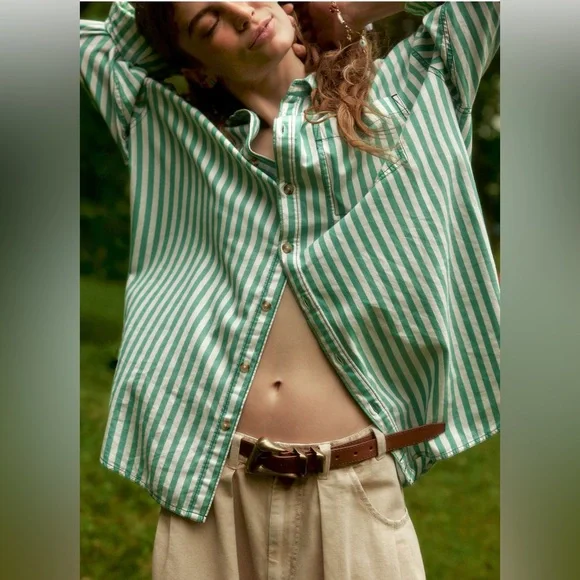 We The Free Happy Hour Stripe Top - Picture 2 of 7